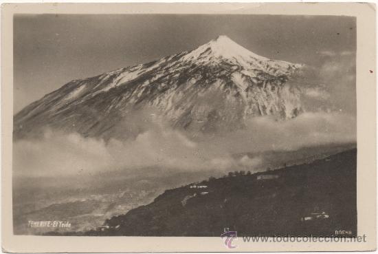 Postales: TENERIFE.- EL TEIDE. (C.1950). - Foto 1