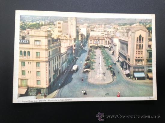 Postales: 19. postal moderna santa cruz de tenerife plaza de la candelaria