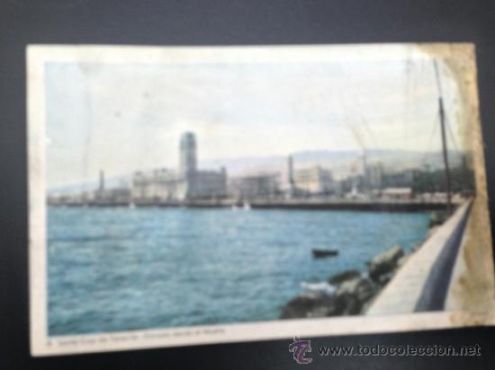 Postales: 19. postal moderna santa cruz de tenerife entrada desde el muelle
