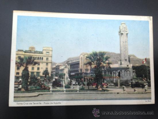 Postales: 19. postal moderna santa cruz de tenerife plaza de espa&ntilde;a