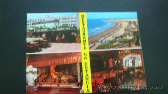 Postales: 26. restaurante la estancia playa del ingles