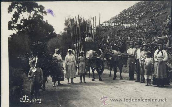 Postales: TENERIFE.- CAMPESINOS. - Foto 1