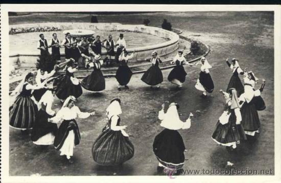 Postales: TENERIFE.- DANZAS POPULARES &rdquo;FOLIAS&rdquo;- TARJETA POSTAL DE LA SECCION FEMENINA DE F.E.T Y DE LAS J.O.N.