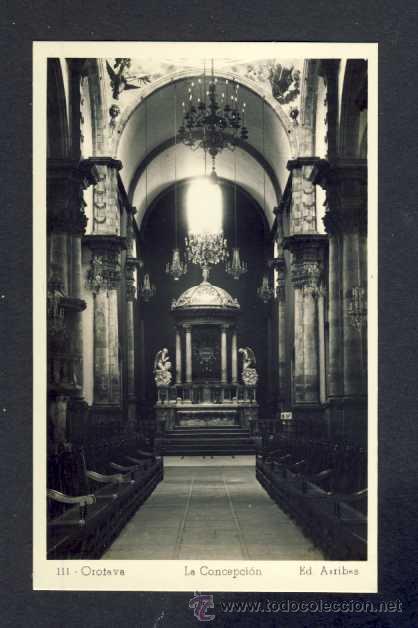 Postales: Postal de OROTAVA: La Concepcion (Ed. Arribas num. 111) - Foto 1