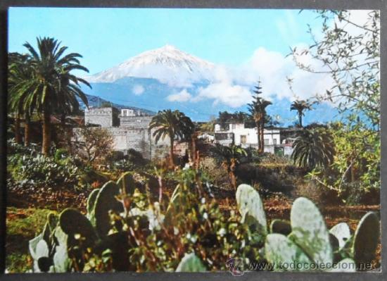 Postales: (598)POSTAL SIN CIRCULAR,VISTA PANORAMICA CON EL TEIDE AL FONDO,SANTA CRUZ DE TENERIFE,SANTA CRUZ DE
