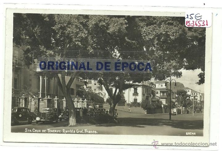 Postales: (PS-36531)POSTAL FOTOGRAFICA DE TENERIFE-RAMBLA GENERALISIMO FRANCO