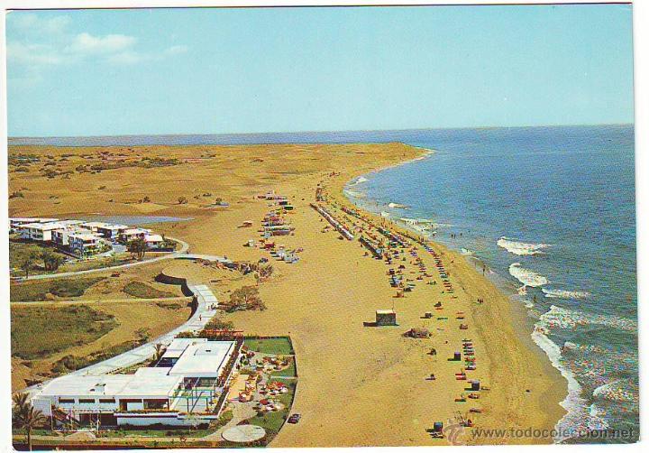 Postales: MASPALOMAS. LA PLAYA - Foto 1