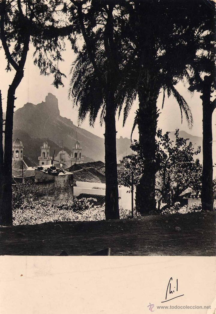 Postales: GRAN CANARIA.- ATARDECER EN UN PUEBLO DE MONTA&Ntilde;A