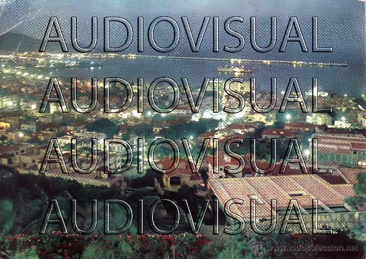 Postales: POSTAL VISTA DEL PUERTO DE NOCHE - LAS PALMAS DE GRAN CANARIA - SERIE II N&ordm; 7171 - ESCRITA