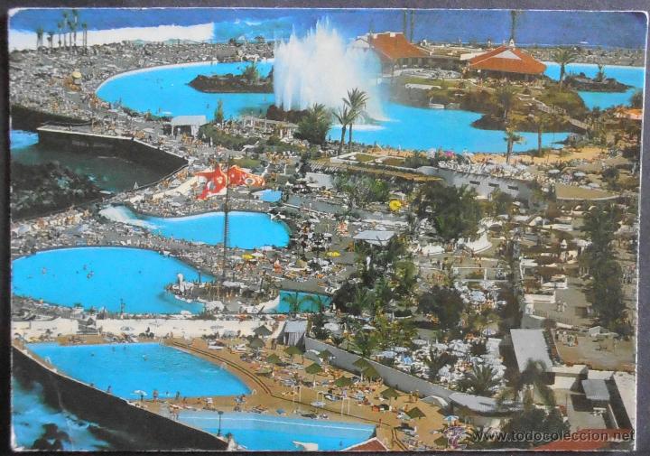 Postales: (11394)POSTAL ESCRITA,LAGO MARTI&Aacute;NEZ,PUERTO DE LA CRUZ,SANTA CRUZ DE TENERIFE,CANARIAS,CONSERVACION:
