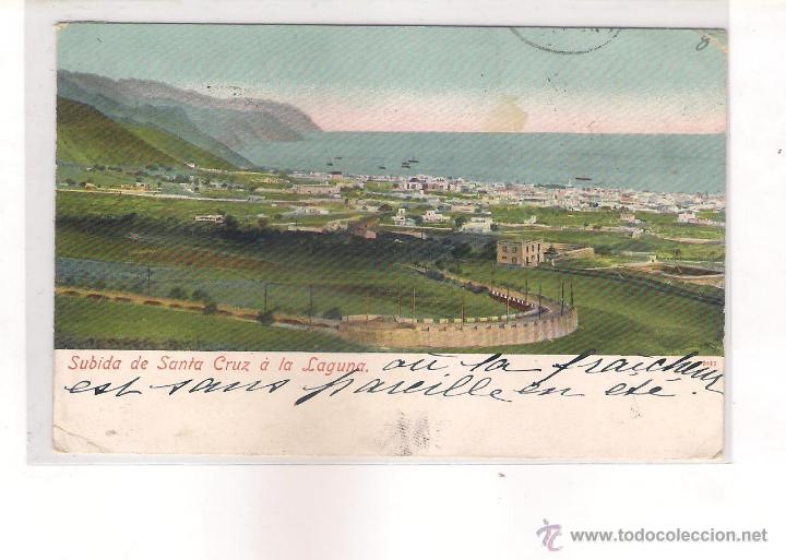 Postales: POSTAL DE SUBIDA DE SANTA CRUZ A LA LAGUNA .