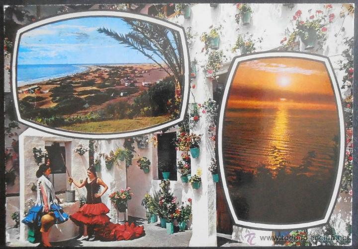 Postales: (19608)POSTAL ESCRITA,PLAYA DEL INGL&Eacute;S,SAN BARTOLOME DE TIRAJANA,LAS PALMAS,CANARIAS,CONSERVACION:VE