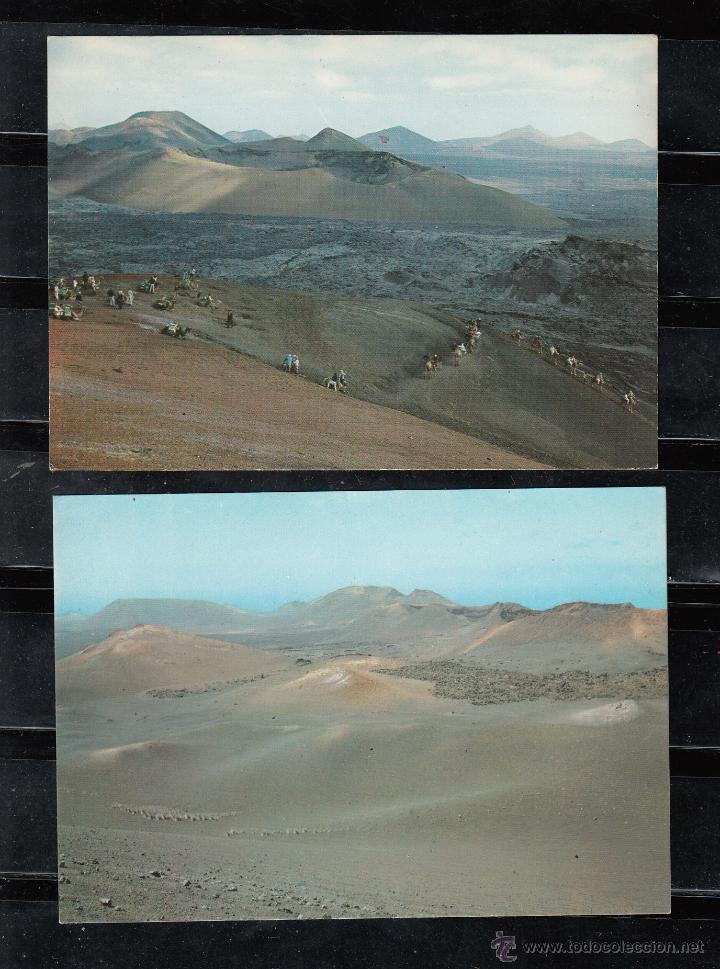 Postales: MONTA&Ntilde;A DE FUEGO. PAISAJE LUNAR. 2 POSTALES DIVERSAS