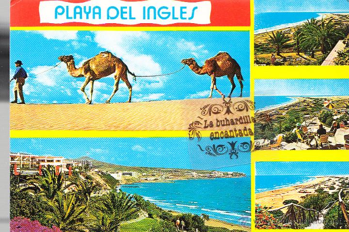 Postales: POSTAL - CANARIAS - GRAN CANARIAS - PLAYA DEL INGLES 1974 - NO CIRCULADA