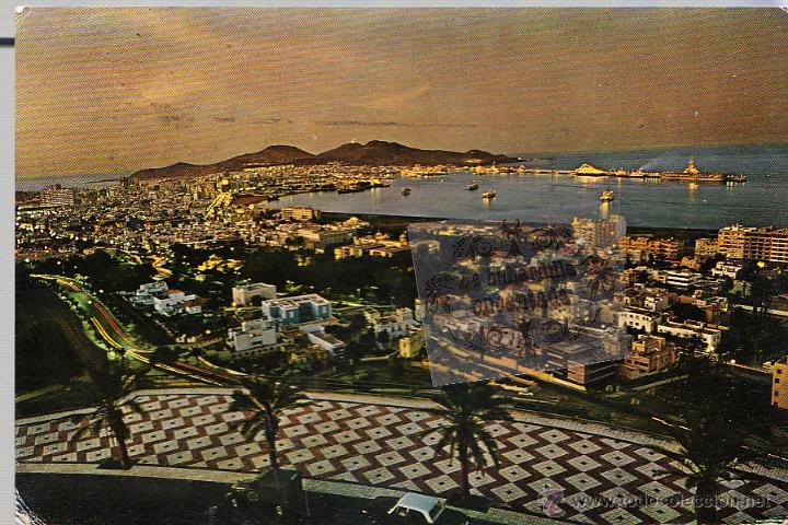 Postales: POSTAL - CANARIAS - GRAN CANARIAS - PUERTO DE LA LUZ - CIRCULADA CON SELLO