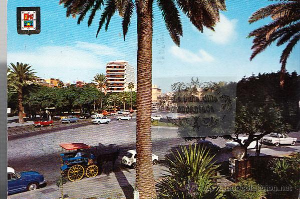 Postales: POSTAL - CANARIAS - GRAN CANARIAS - PUERTO DE LA LUZ PARQUE SANTA CATALINA - CIRCULADA SELLO 1972