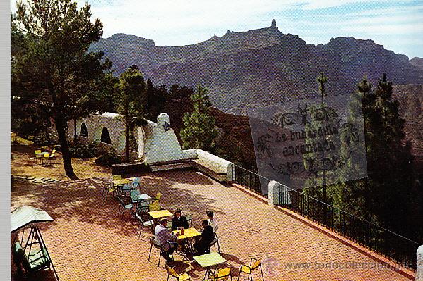 Postales: POSTAL - CANARIAS - GRAN CANARIA - PARADOR NACIONAL DE LA CRUZ DE TEJADA  - NO CIRCULADA