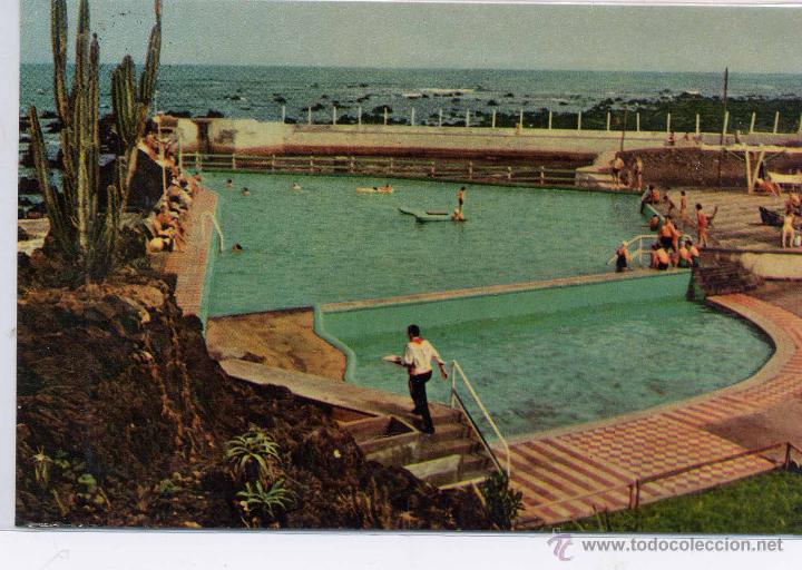Postales: PUERTO DE LA CRUZ (TENERIFE).- PISCINA SAN TELMO