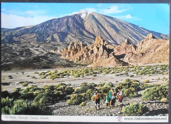 Postales: (23066)POSTAL ESCRITA,TENERIFE; EL TEIDE (DESDE EL VALLE DE UCANDA),TENERIFE,CANARIAS,CANARIAS,CONSE