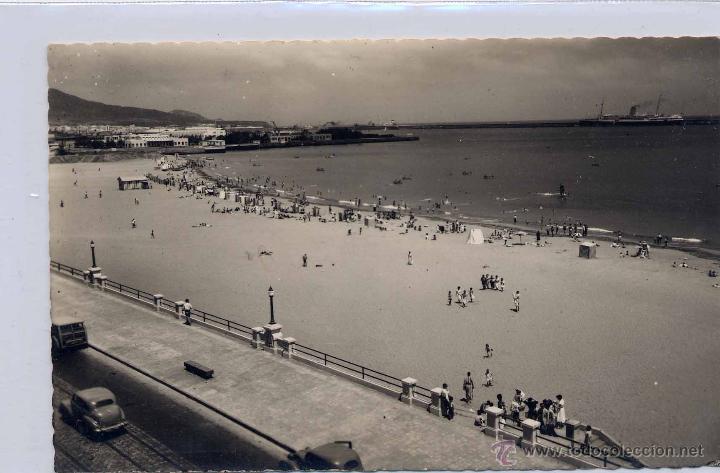 Postales: LAS PALMAS (GRAN CANARIA).- PLAYA DE LAS ALCARAVANERAS
