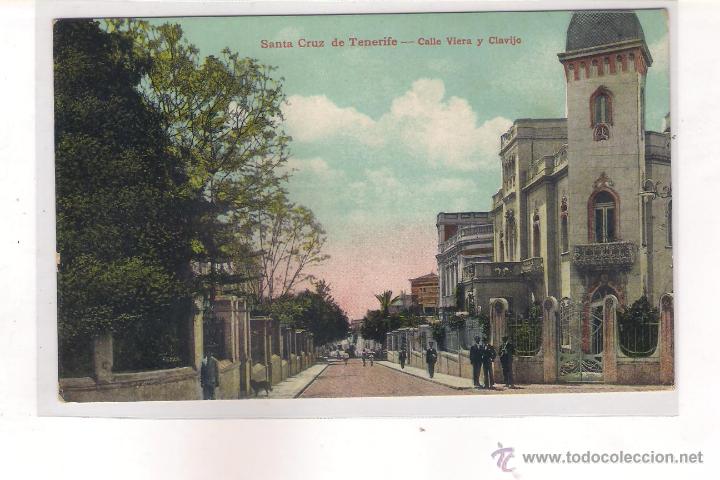 Postales: POSTAL DE SANTA CRUZ DE TENERIFE  CALLE VIERA Y CLAVIJO .