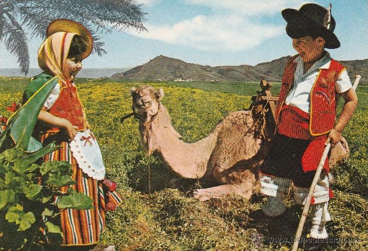 Postais: N&ordm; 17032 POSTAL ISLAS CANARIAS ESCENA TIPICA