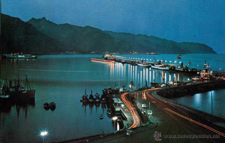 Postales: Tenerife el puerto de noche - Foto 1