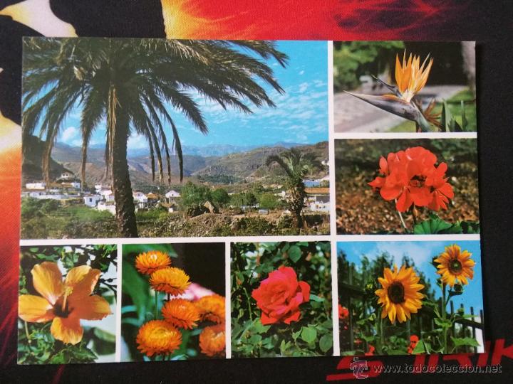 Postales: POSTAL FATAGA , GRAN CANARIA , CON SELLOS EN EL REVERSO
