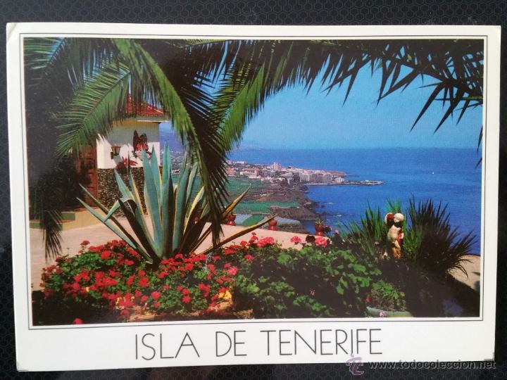 Postales: POSTAL PUERTO DE LA CRUZ , JARDINES EXOTICOS , TENERIFE , CON SELLOS EN EL REVERSO