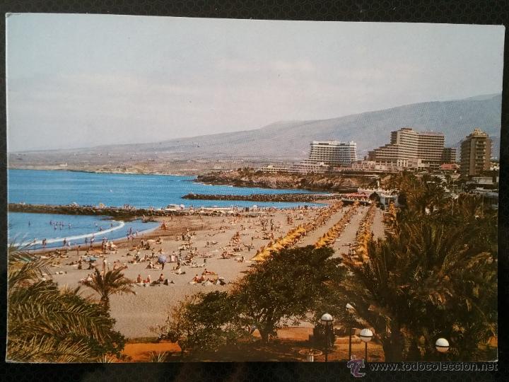 Postales: POSTAL PLAYA DE LAS AMERICAS , VISTA PARCIAL , CON SELLOS EN REVERSO DE 1984