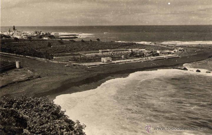 Postales: TENERIFE.- PUERTO DE LA CRUZ.- VISTA GENERAL Y PLAYA