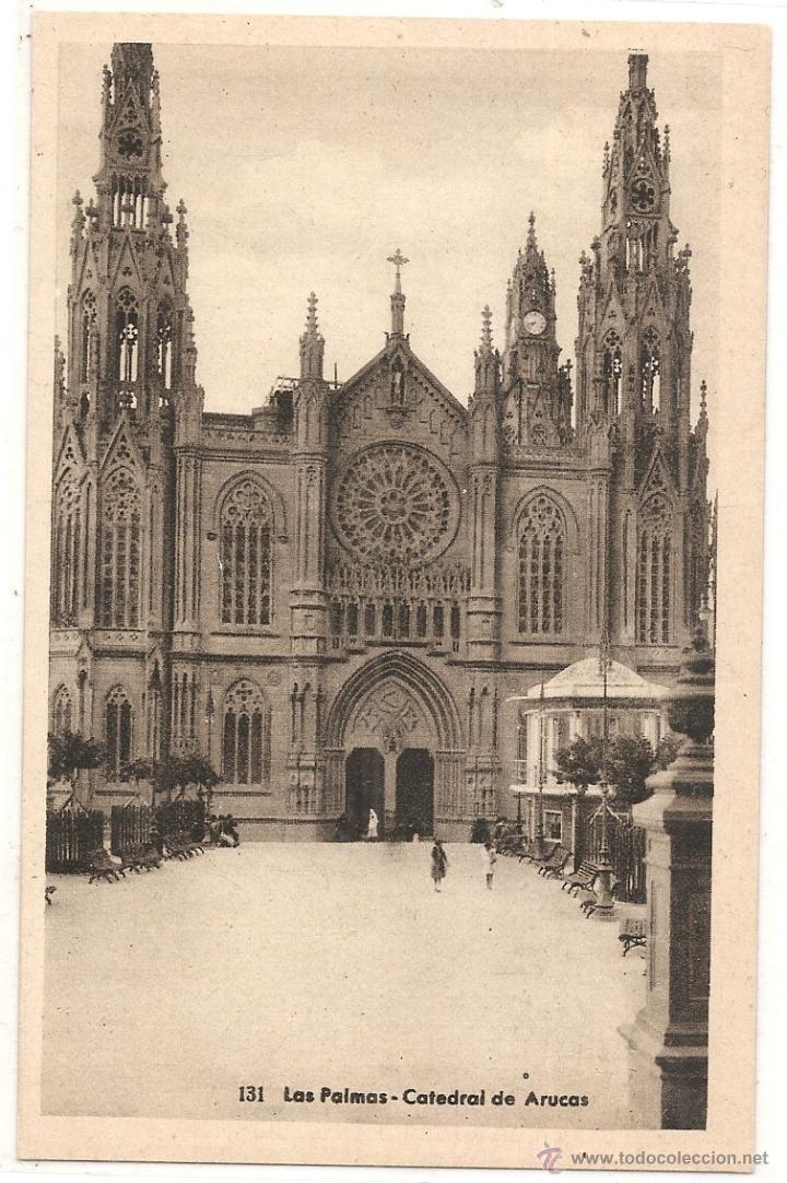 Postales: Arucas, postal formato antiguo - Foto 1
