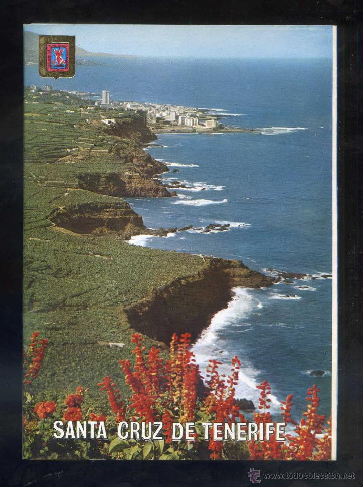 Postales: Santa Cruz de Tenerife. Ed. Fisa. Acorde&oacute;n con 10 diferentes. Nuevas.