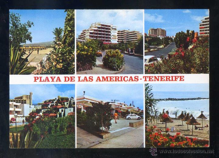 Postales: Playa de las Am&eacute;ricas. Ed. Global Traders n&ordm; 82. Nueva.