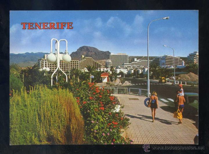 Postales: Playa de las Am&eacute;ricas *Vista...* Ed. Perla n&ordm; 5428. Circulada 1982.
