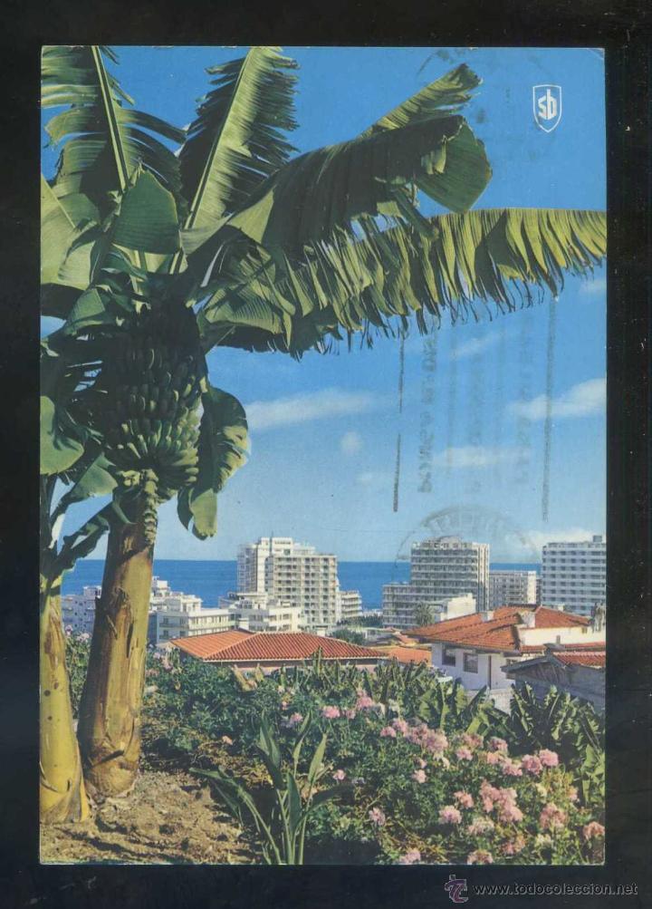 Postales: Puerto de la Cruz *Hoteles...* Ed. Seix Barral n&ordm; 420-68. Circulada 1973.