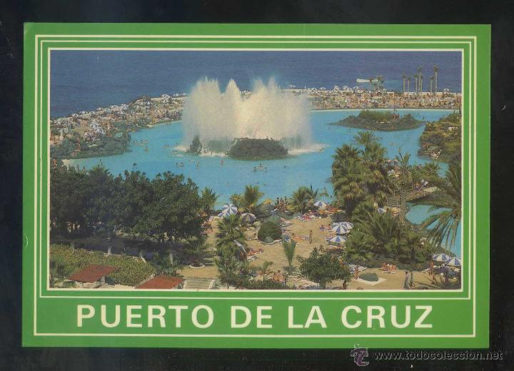 Postales: Puerto de la Cruz *Lago...* Ed. Anibarro n&ordm; 19. Circulada 1990.