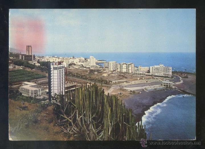 Postales: Puerto de la Cruz *Playa...* Ed. Arribas n&ordm; 2188. Circulada 1965.