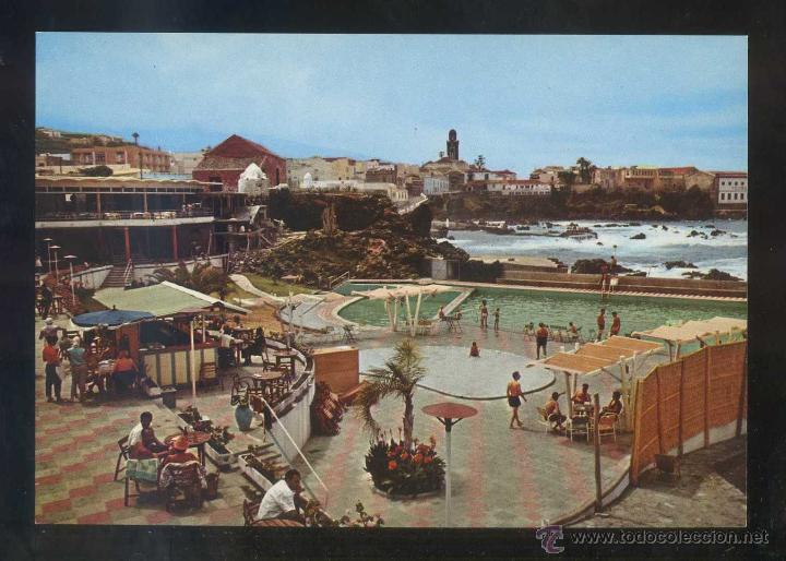 Postales: Puerto de la Cruz *Piscina...* Ed. A. Campa&ntilde;&aacute; y J. Puig-Ferr&aacute;n n&ordm; 7374. Nueva.