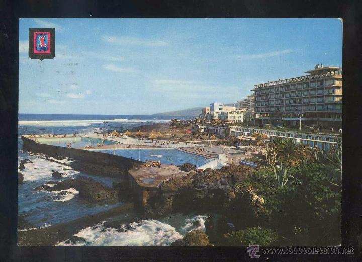 Postales: Puerto de la Cruz *Piscina...* Ed. Fisa n&ordm; 2. Circulada 1971.