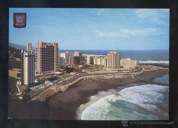 Postales: Puerto de la Cruz *Playa...* Ed. Fisa n&ordm; 230. Circulada 1968.