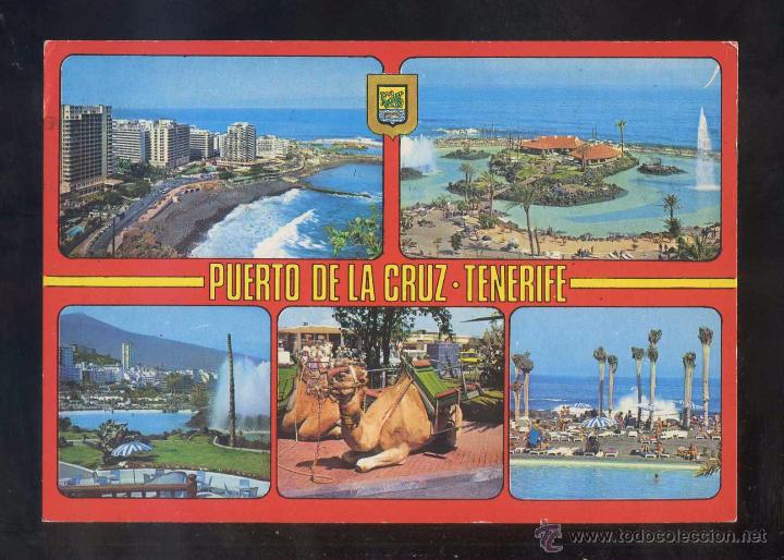Postales: Puerto de la Cruz *Diversos aspectos* Ed. Fisa n&ordm; 1. Circulada.