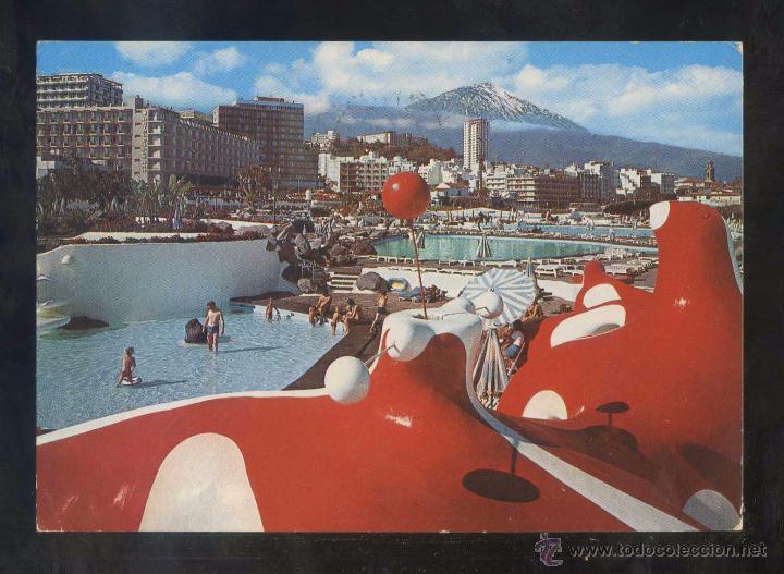 Postales: Puerto de la Cruz *El Teide...* Ed. Eurimpex n&ordm; PU-29. Circulada.