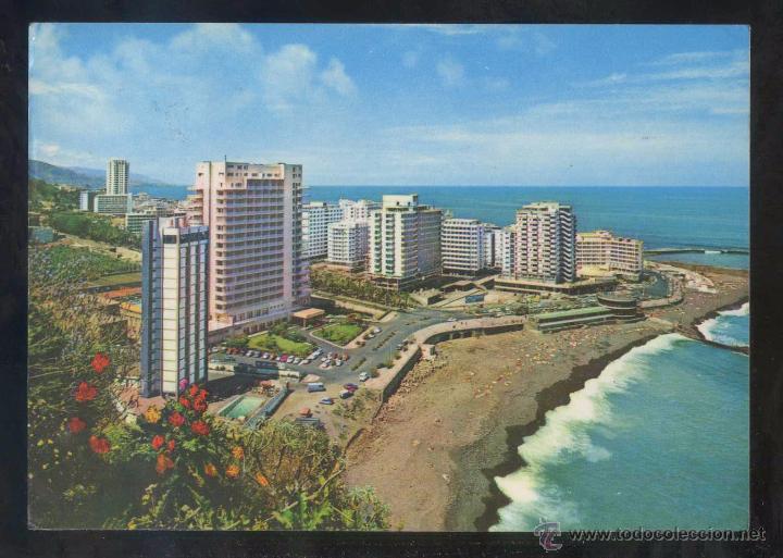 Postales: Puerto de la Cruz *Vista...* Ed. Gasteiz n&ordm; 2956. Circulada 1977.