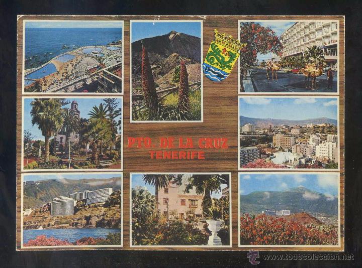 Postales: Puerto de la Cruz. *Vistas...* Ed. Global Traders n&ordm; 74. Nueva.