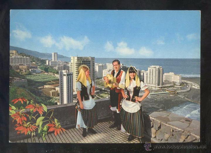 Postales: Puerto de la Cruz. Ed. Kruger n&ordm; 1164-55. Circulada 1974.
