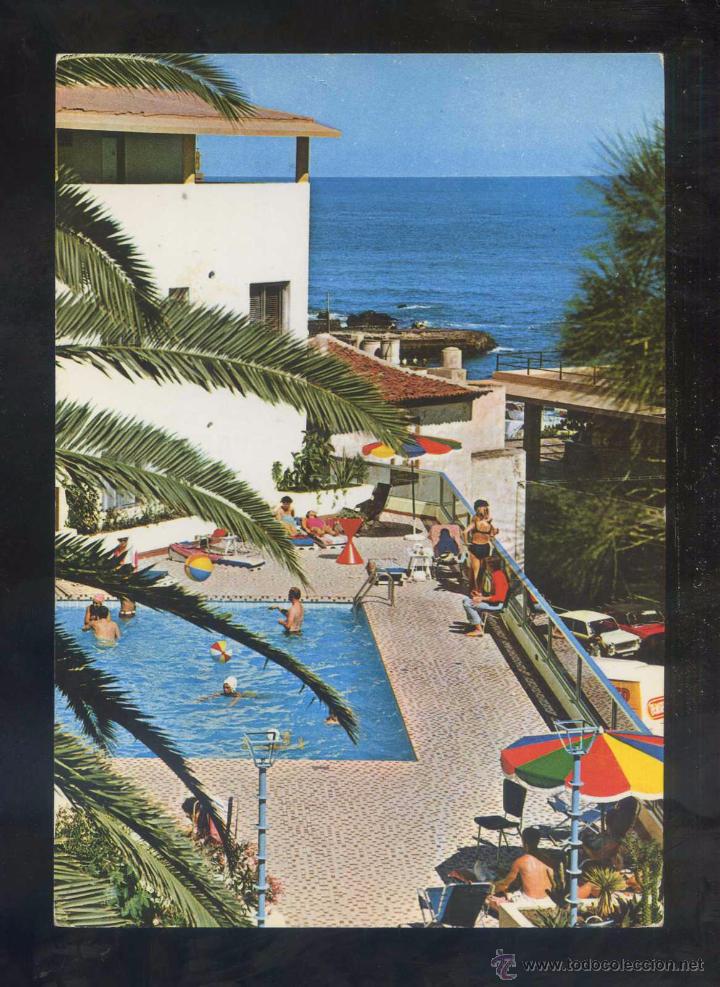 Postales: Puerto de la Cruz *Hotel Monopol. Piscina* Ed. Ro-Foto. Circulada 1978.