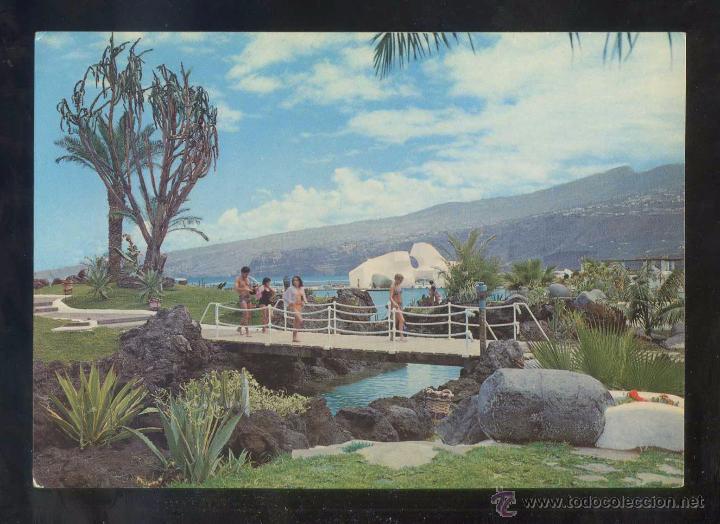Postales: Puerto de la Cruz *Lago...* Imp. Lit. A. Romero, S.A. n&ordm; 15. Nueva.