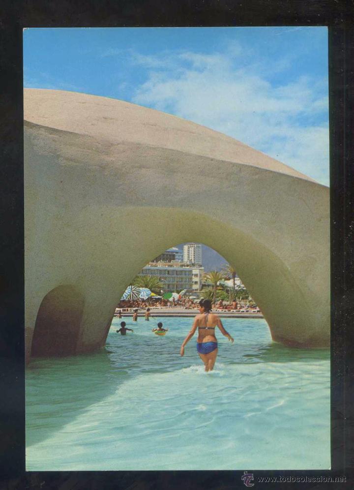 Postales: Puerto de la Cruz *Lago Marti&aacute;nez* Imp. Lit. A. Romero, S.A. n&ordm; 21. Nueva.