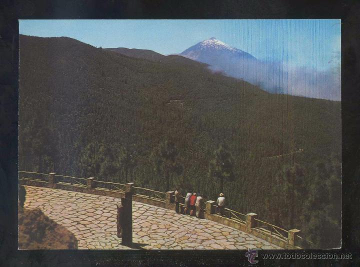 Postales: El Teide *Mirador de Ortu&ntilde;o...* Ed. Juasa n&ordm; C-40. Circulada 1970.